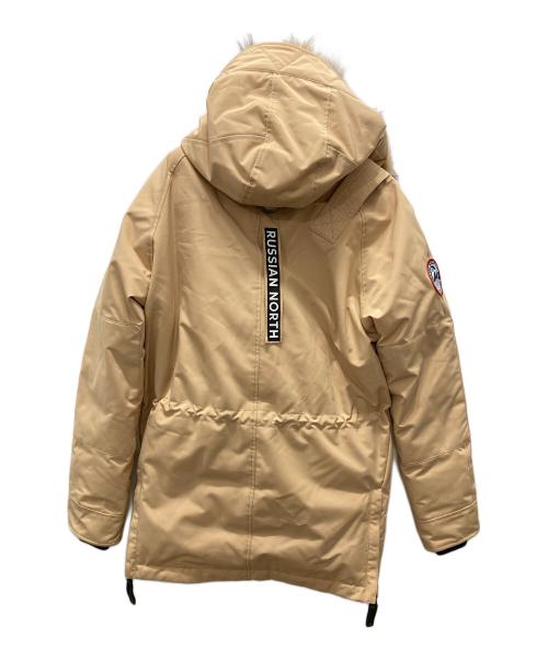 ARCTIC EXPLORER（アークティックエクスプローラー）ARCTIC EXPLORER (アークティックエクスプローラー) CHILL DOWN JACKET/ダウンジャケット ベージュ サイズ:Sの古着・服飾アイテム
