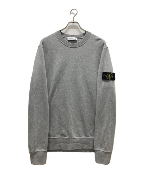 STONE ISLAND（ストーンアイランド）STONE ISLAND (ストーンアイランド) スウェット ライトグレー サイズ:Ｌの古着・服飾アイテム