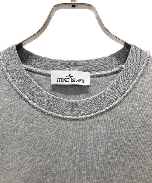 STONE ISLAND（ストーンアイランド）STONE ISLAND (ストーンアイランド) スウェット ライトグレー サイズ:Ｌの古着・服飾アイテム