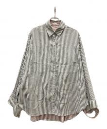 RITO（リト）の古着「リバーシブルシャツ/REVERSIBLE SHIRT WITH BELT」｜グレー