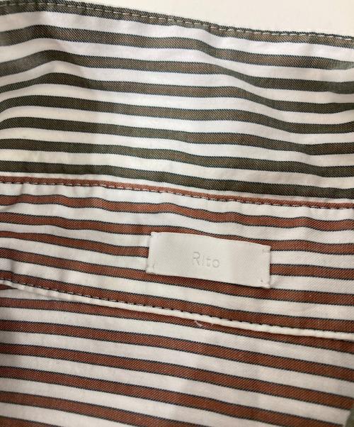 RITO（リト）rito (リト) リバーシブルシャツ/REVERSIBLE SHIRT WITH BELT グレー サイズ:36の古着・服飾アイテム