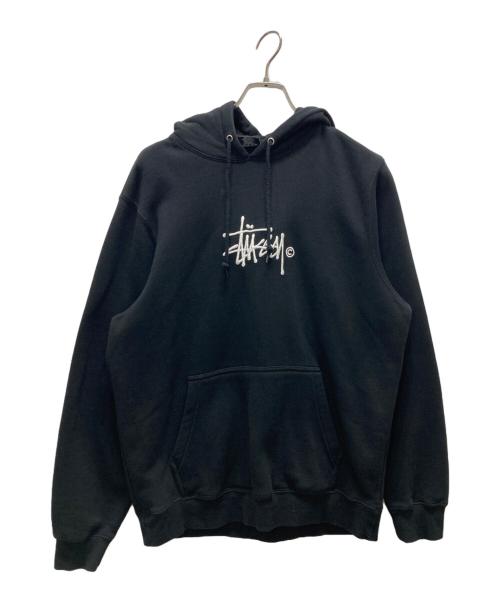 stussy（ステューシー）stussy (ステューシー) 裏起毛パーカー ブラック サイズ:Sの古着・服飾アイテム