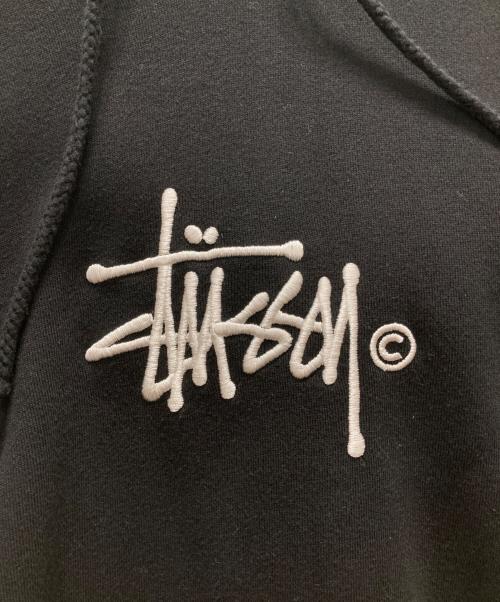 stussy（ステューシー）stussy (ステューシー) 裏起毛パーカー ブラック サイズ:Sの古着・服飾アイテム