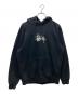 stussy（ステューシー）の古着「裏起毛パーカー」｜ブラック