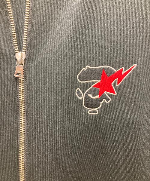 A BATHING APE（アベイシングエイプ）A BATHING APE (アベイシングエイプ) ブルゾン/worldgonemad ブラック サイズ:Lの古着・服飾アイテム