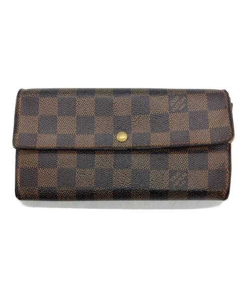 LOUIS VUITTON（ルイ ヴィトン）LOUIS VUITTON (ルイ ヴィトン) ポルトフォイユ・サラ ブラウンの古着・服飾アイテム