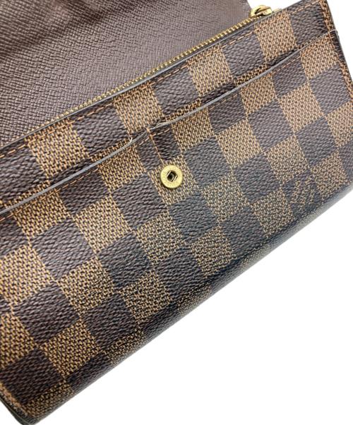 LOUIS VUITTON（ルイ ヴィトン）LOUIS VUITTON (ルイ ヴィトン) ポルトフォイユ・サラ ブラウンの古着・服飾アイテム