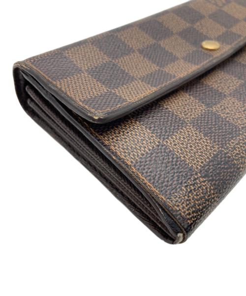 LOUIS VUITTON（ルイ ヴィトン）LOUIS VUITTON (ルイ ヴィトン) ポルトフォイユ・サラ ブラウンの古着・服飾アイテム