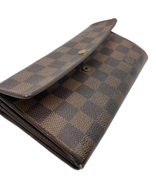 LOUIS VUITTON（ルイ ヴィトン）LOUIS VUITTON (ルイ ヴィトン) ポルトフォイユ・サラ ブラウンの古着・服飾アイテム
