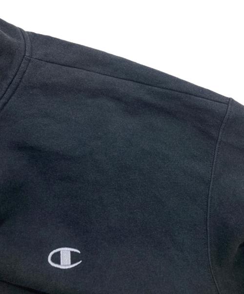 Champion（チャンピオン）Champion (チャンピオン) 90sハーフジップスウェット ブラック サイズ:XLの古着・服飾アイテム