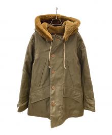 freewheelers（フリーホイーラーズ）の古着「B-11ウィンターフライングジャケット」｜オリーブ