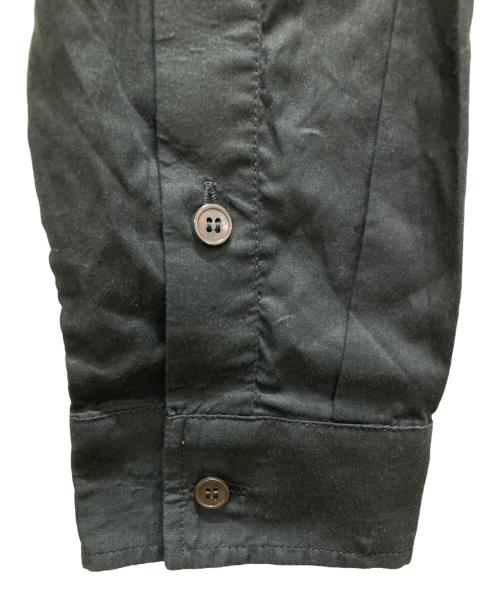 KRIS VAN ASSCHE（クリス ヴァン アッシュ）KRIS VAN ASSCHE (クリス ヴァン アッシュ) 変形襟 ドレスシャツ ブラック サイズ:48の古着・服飾アイテム