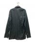 KRIS VAN ASSCHE (クリス ヴァン アッシュ) 変形襟 ドレスシャツ ブラック サイズ:48：5000円