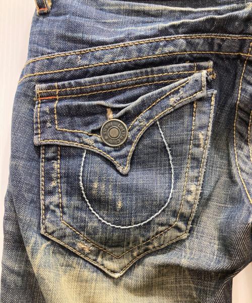 LOLITA JEANS（ロリータジーンズ）LOLITA JEANS (ロリータジーンズ) フレアデニムパンツ/Y2K ブルー サイズ:W27の古着・服飾アイテム