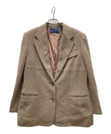RALPH RALPH LAUREN（ラルフラルフローレン）の古着「ヘリンボーンテーラードジャケット」｜ベージュ
