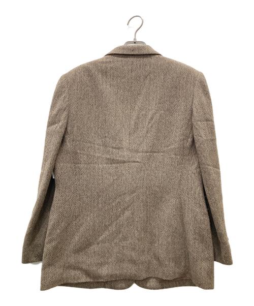 RALPH RALPH LAUREN（ラルフラルフローレン）RALPH RALPH LAUREN (ラルフラルフローレン) ヘリンボーンテーラードジャケット ベージュ サイズ:15の古着・服飾アイテム