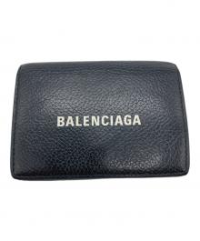 BALENCIAGA（バレンシアガ）の古着「コンパクトウォレット」｜ブラック
