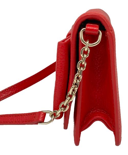 Kate Spade（ケイトスペード）Kate Spade (ケイトスペード) ショルダーバッグ レッドの古着・服飾アイテム