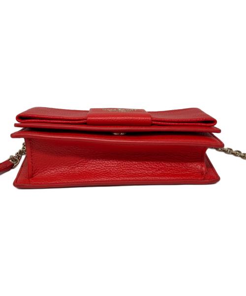 Kate Spade（ケイトスペード）Kate Spade (ケイトスペード) ショルダーバッグ レッドの古着・服飾アイテム