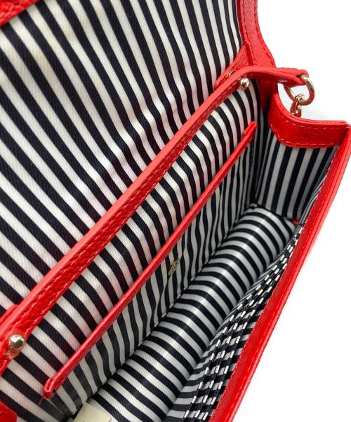 Kate Spade（ケイトスペード）Kate Spade (ケイトスペード) ショルダーバッグ レッドの古着・服飾アイテム
