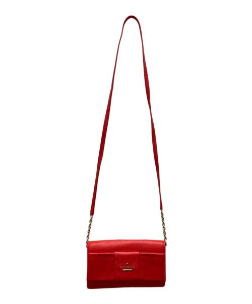 Kate Spade（ケイトスペード）Kate Spade (ケイトスペード) ショルダーバッグ レッドの古着・服飾アイテム