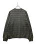 EMPORIO ARMANI (エンポリオ アルマーニ) ロゴ総柄ジャガードニット グレー サイズ:M：8000円