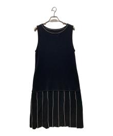 FOXEY（フォクシー）の古着「ノースリーブワンピース」｜ブラック