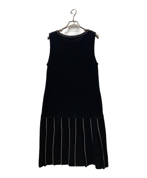 FOXEY（フォクシー）FOXEY (フォクシー) ノースリーブワンピース ブラック サイズ:40の古着・服飾アイテム
