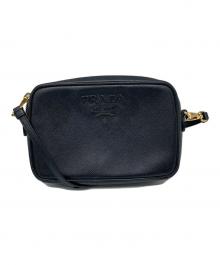 PRADA（プラダ）の古着「ロゴミニ ショルダーバッグ」｜ブラック