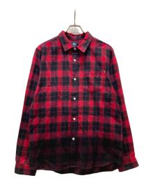 stussy（ステューシー）の古着「チェックシャツ」｜レッド