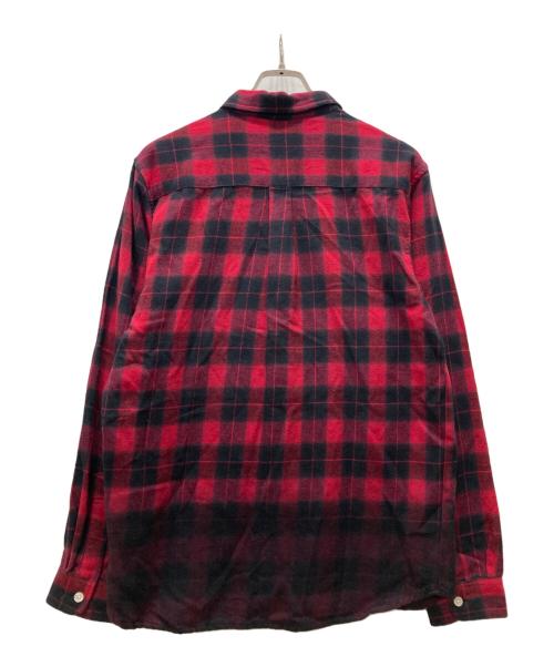 stussy（ステューシー）stussy (ステューシー) チェックシャツ レッド サイズ:Mの古着・服飾アイテム