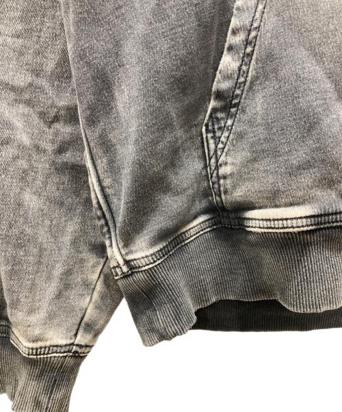 DIESEL（ディーゼル）DIESEL (ディーゼル) プルオーバーパーカー/D-Um-Rib Track Denim Hoodie グレー サイズ:Sの古着・服飾アイテム
