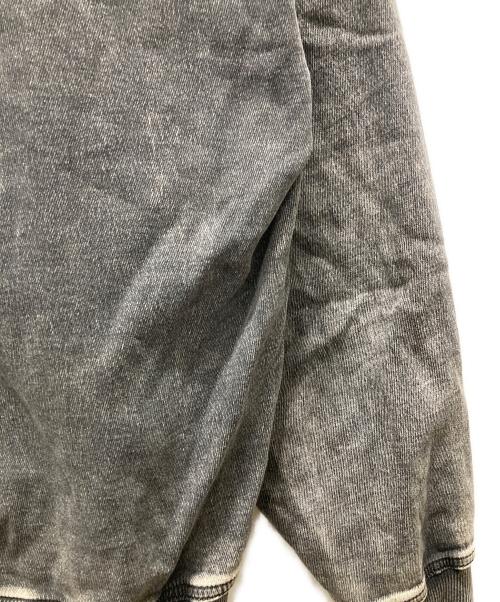 DIESEL（ディーゼル）DIESEL (ディーゼル) プルオーバーパーカー/D-Um-Rib Track Denim Hoodie グレー サイズ:Sの古着・服飾アイテム