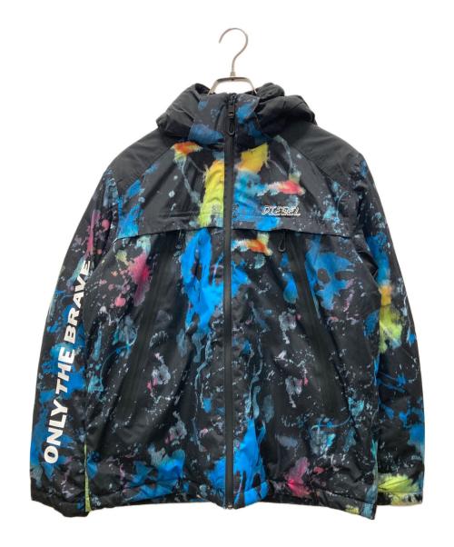 DIESEL（ディーゼル）DIESEL (ディーゼル) 中綿ジャケット ブラック サイズ:14の古着・服飾アイテム