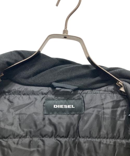 DIESEL（ディーゼル）DIESEL (ディーゼル) 中綿ジャケット ブラック サイズ:14の古着・服飾アイテム