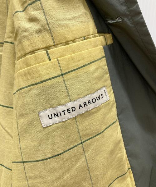 UNITED ARROWS（ユナイテッドアローズ）UNITED ARROWS (ユナイテッドアローズ) 23SS タフタウィンドウマックコート オリーブ サイズ:Sの古着・服飾アイテム