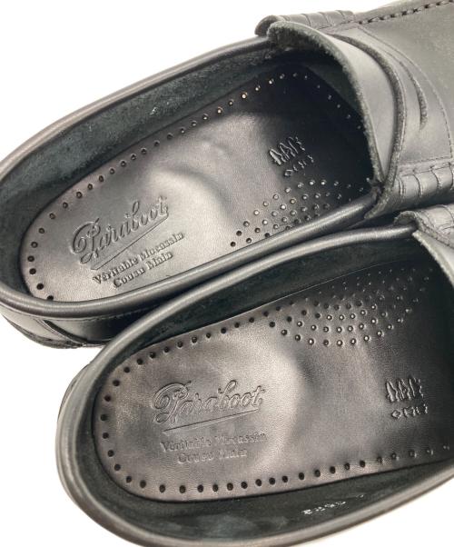 PARABOOT（パラブーツ）PARABOOT (パラブーツ) CORAUX コインローファー ブラック サイズ:６の古着・服飾アイテム