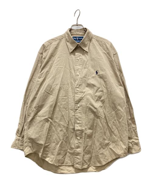 RALPH LAUREN（ラルフローレン）RALPH LAUREN (ラルフローレン) ボタンダウンシャツ ブラウン サイズ:Lの古着・服飾アイテム