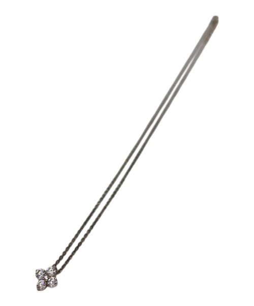 4℃（ヨンドシー）4℃ (ヨンドシー) エターナルシルバーフラワーモチーフネックレス シルバーの古着・服飾アイテム