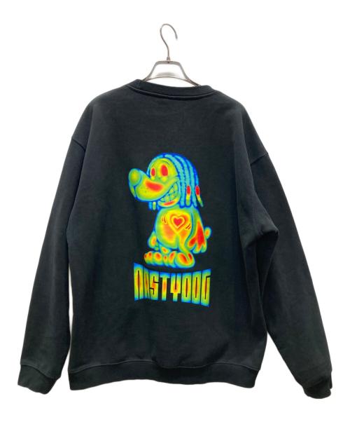 NASTY DOG（ナスティー ドッグ）nasty dog (ナスティー ドッグ) スウェット ブラック サイズ:XLの古着・服飾アイテム