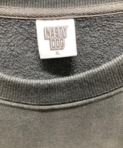 NASTY DOG（ナスティー ドッグ）nasty dog (ナスティー ドッグ) スウェット ブラック サイズ:XLの古着・服飾アイテム