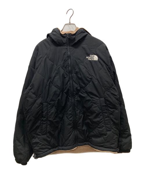 THE NORTH FACE（ザ ノース フェイス）THE NORTH FACE (ザ ノース フェイス) ボアリバーシブルジャケット/RIMO RVS FLEECE HOODIE ブラック サイズ:XLの古着・服飾アイテム