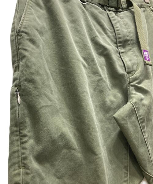 THE NORTHFACE PURPLELABEL（ザ・ノースフェイス パープルレーベル）THE NORTHFACE PURPLELABEL (ザ・ノースフェイス パープルレーベル) STRETCH TWILL TAPERED PANTS グリーン サイズ:34の古着・服飾アイテム