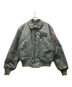ALPHAアルファ）の古着「CWU-45/P フライトジャケット/JACKET, FLYER'S, COLD WEATHER, 45/P」｜カーキ