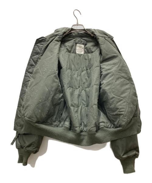 ALPHA（アルファ）ALPHA (アルファ) CWU-45/P フライトジャケット/JACKET, FLYER'S, COLD WEATHER, 45/P カーキ サイズ:Mの古着・服飾アイテム