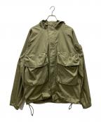 kelenケレン）の古着「BIG POCKET HOODED JACKET」｜グリーン