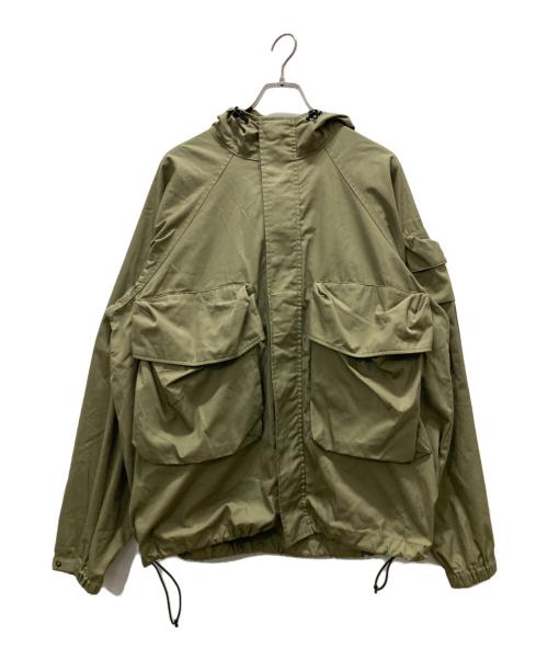 kelen（ケレン）kelen (ケレン) BIG POCKET HOODED JACKET グリーン サイズ:42の古着・服飾アイテム