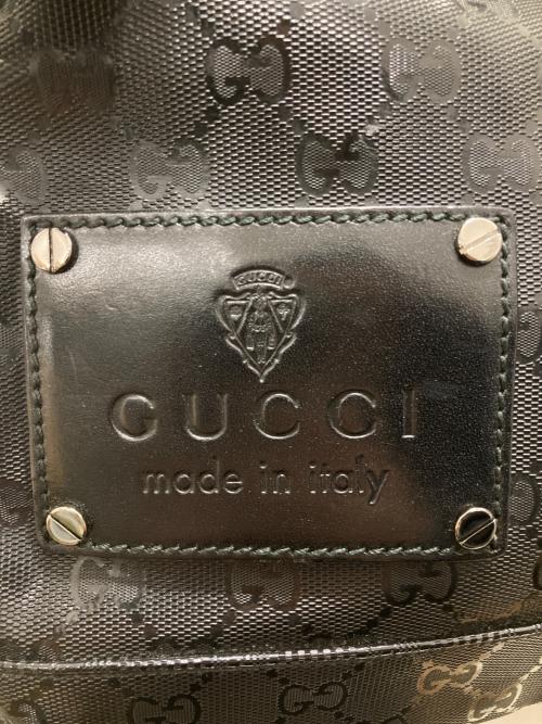 GUCCI（グッチ）GUCCI (グッチ) スタッズ ショルダー付クラッチバッグ ブラックの古着・服飾アイテム