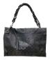 GUCCI (グッチ) スタッズ ショルダー付クラッチバッグ ブラック：75000円