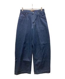 STUDIO NICHOLSON×ZARA（スタジオ ニコルソン×ザラ）の古着「デニムパンツ」｜ネイビー